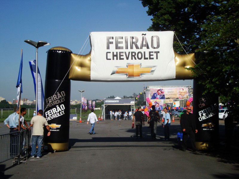 Portal Inflável - Chevrolet