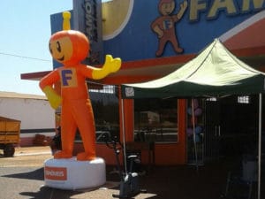 Mascote Inflável personalizado fabricado pela Flash Balões