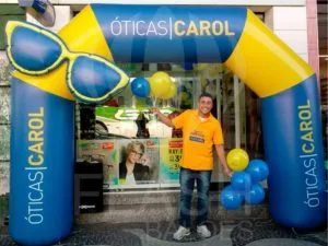 Pórtico para Feira personalizado fabricado pela Flash Balões