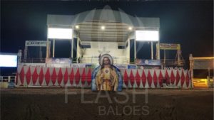 Túnel de Entrada personalizado fabricado pela Flash Balões