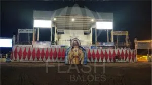 Túnel de Entrada personalizado fabricado pela Flash Balões